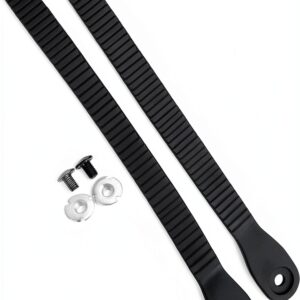 BESPORTBLE Roller Skate Strap PVC Black Replacement Durable-0