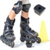 VANZACK Rubber Roller Skate Brake Blocks Black Unisex Adult-6