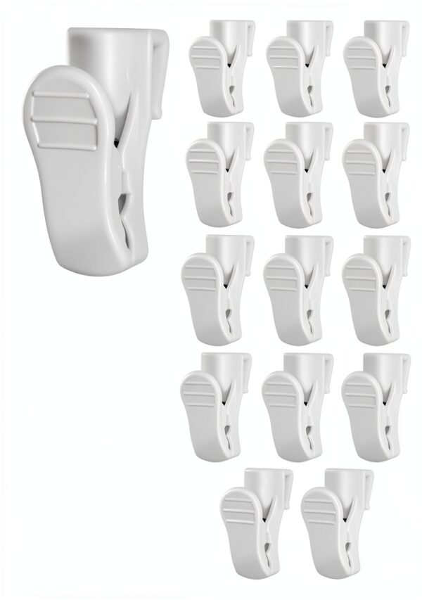 KKONHII Wall Mount Plastic Gridwall Clips Modern Style-7