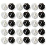 LYCBTC Plastic Grid Connectors White Black Durable Easy-0