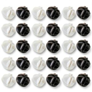 LYCBTC Plastic Grid Connectors White Black Durable Easy-0
