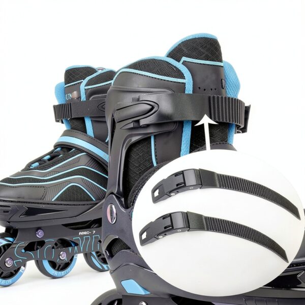 SAUYRASYSkate Straps PVC Material Replacement Roller Skates-4