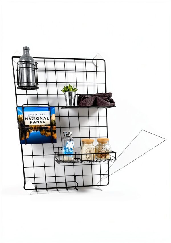 ZORUNNA Gridwall Mount Brackets Steel Wall Mount Garage-3