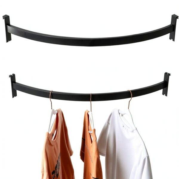 Yaocom Quarter Circle Hangrail Metal Gridwall Accessory-2