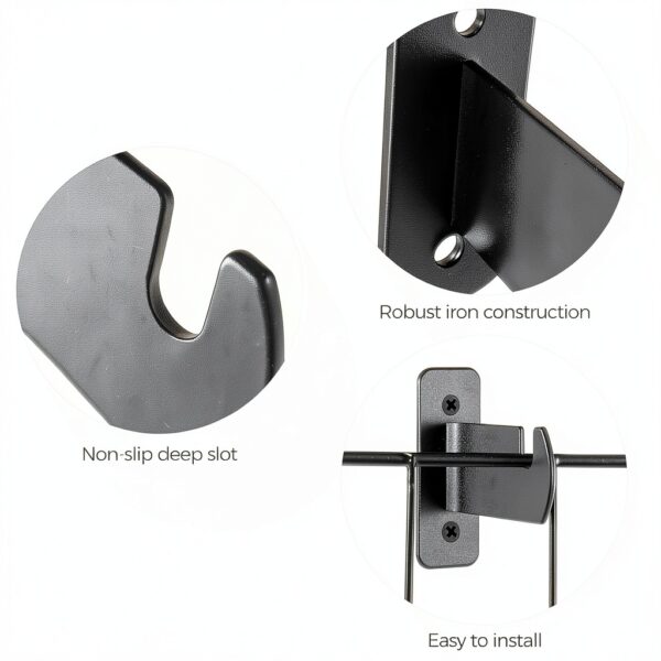 OMISTAR Gridwall Brackets Iron Construction Easy-3