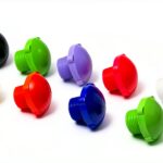 Sure Grip Roller Skate Toe Plugs Green Plastic Rubber Dance-0