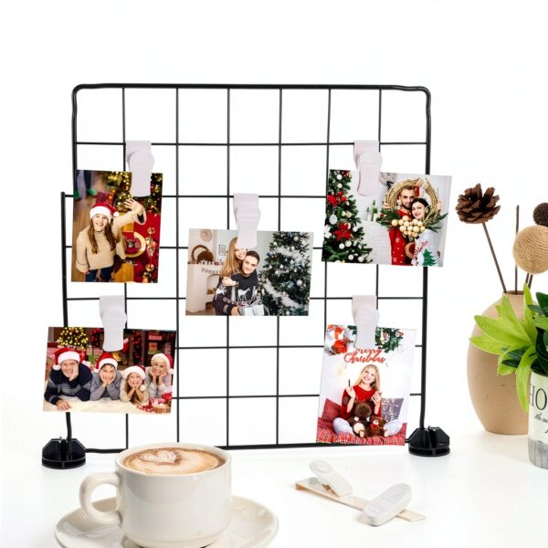 KKONHII Wall Mount Plastic Gridwall Clips Modern Style-5