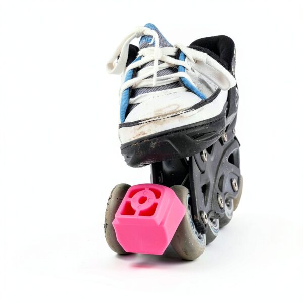 YARNOW Roller Skate Brake Pink Rubber Stainless Steel Unisex-3