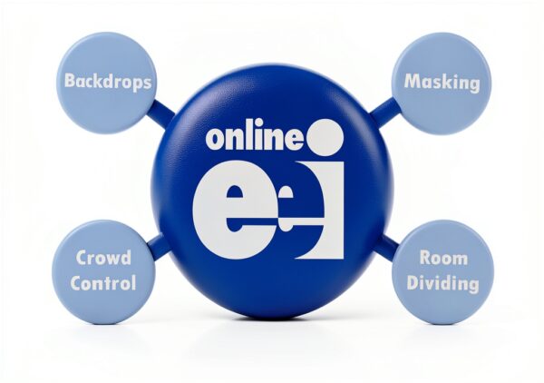 OnlineEEI Double Layer Crossbar Hangers for Event Draping-4