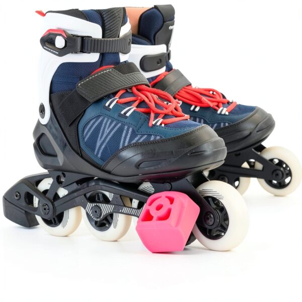 YARNOW Roller Skate Brake Pink Rubber Stainless Steel Unisex-8