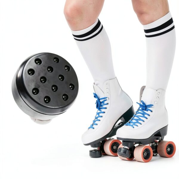 TOBWOLF Roller Skate Toe Stops Rubber Grip Adjustable-4