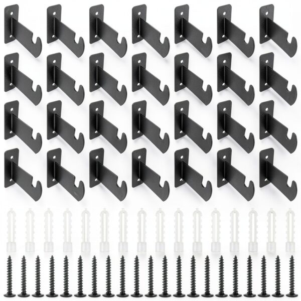 OMISTAR Gridwall Brackets Iron Construction Easy-0