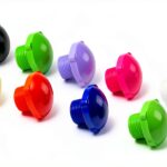 Sure-Grip Roller Skate Toe Plugs White 5/8 Size Dance Plugs-0