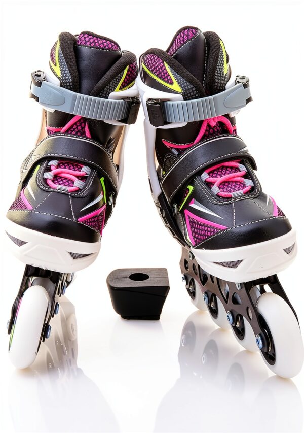 VANZACK Rubber Roller Skate Brake Blocks Black Unisex Adult-1