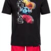 Adidas Boys Short Sets Rib Crew Neck Football Design-1