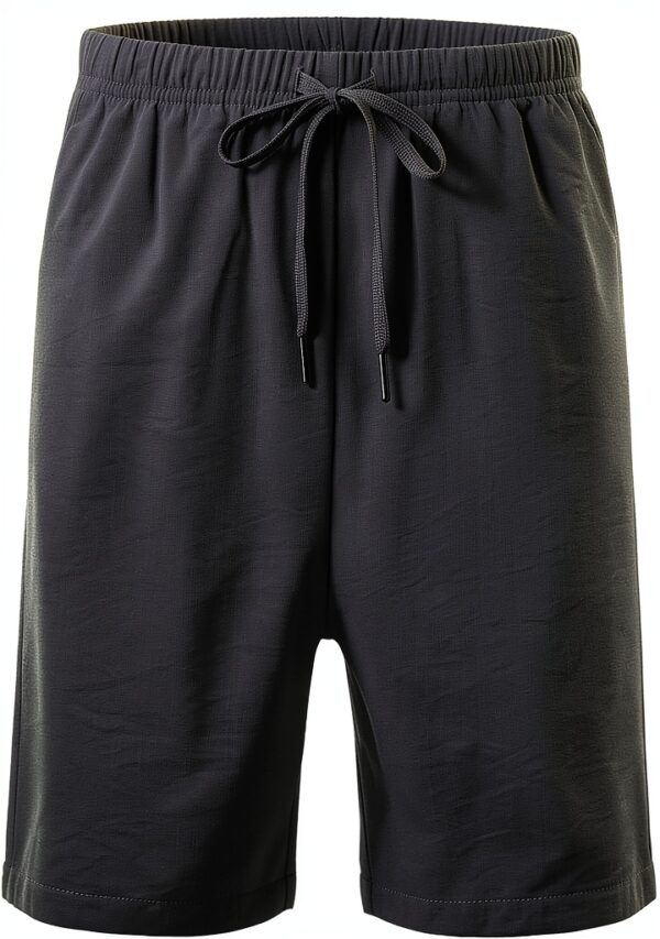 Boys Short Sets Black 2 Piece Outfit Comfortable Fabric-4