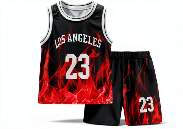 Boys Activewear Set 6 Piece Tank Shorts Comfortable Fabric-2