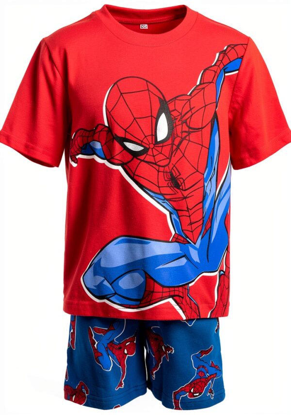 Marvel Spider-Man Boys Short Set Graphic Tee Shorts-6