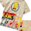 Bart Simpson Boys Short Set FREEZE Cotton Polyester-1