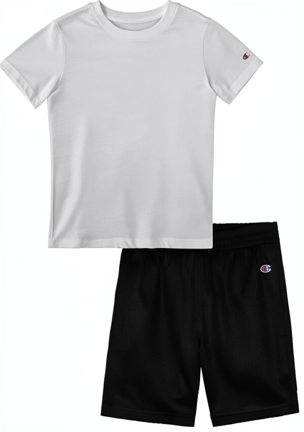 Champion Boys Short Set Two Piece Athletic Wear Comfort Fit-0