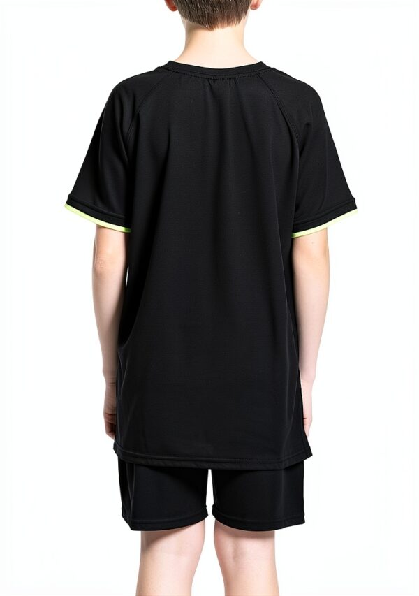 Boys Athletic Short Sets 100 Polyester Moisture Wicking Mesh-3