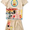 Bart Simpson Boys Short Set FREEZE Cotton Polyester-2