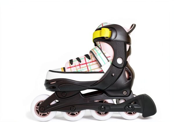 BuleVina Skate Brake PVC Black Adult Inline Skates Safety-3