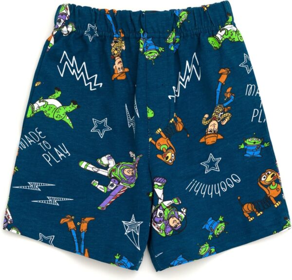 Disney Toddler Boys Short Sets Graphic Tee and Shorts-5