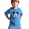 Disney Mickey Mouse Boys Short Set Terry Material Graphic-1