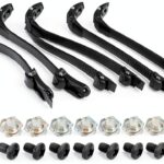 LIOOBO Roller Skate Toe Stops PVC Fashion Black Unisex-0