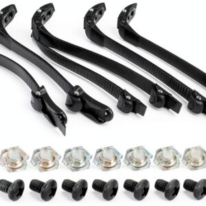 LIOOBO Roller Skate Toe Stops PVC Fashion Black Unisex-0