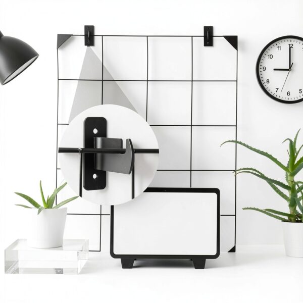 OMISTAR Gridwall Brackets Iron Construction Easy-2