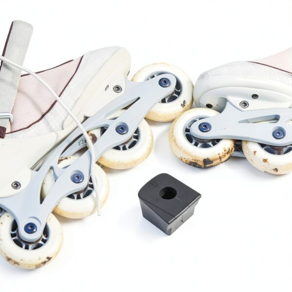 VANZACK Rubber Roller Skate Brake Blocks Black Unisex Adult-2