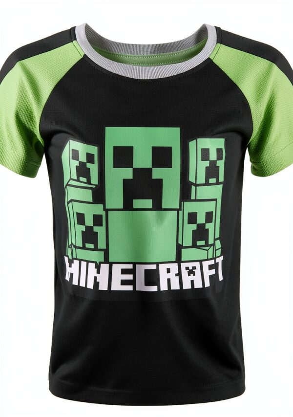 Minecraft Boys 3 Piece Set Shorts T Shirt Tank Top-5