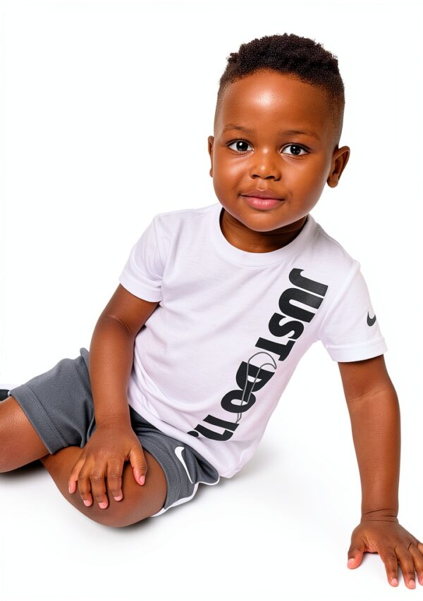 Kids Hooded Jacket Iron Grey University Red Sizes 2T-7-1