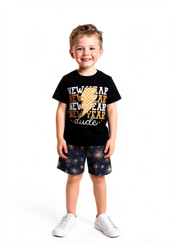 Boys Short Sets Cotton Spandex Unique Baby Seasonal Themes-5