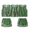 Boys Athletic Shorts Set Polyester Quick Dry Sports Outfit-6