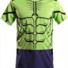 Marvel Hulk Boys Short Set Tee Mesh Shorts Playwear-1