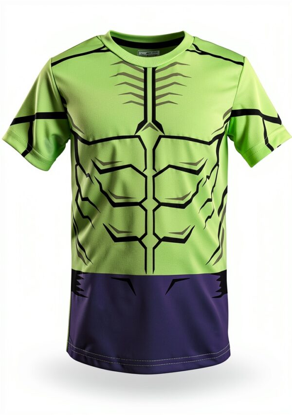 Marvel Hulk Boys Short Set Tee Mesh Shorts Playwear-1