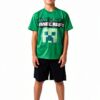 Minecraft Outfit Set Lanky Box Hoodie Tee Shorts Boys-5