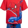 Marvel Spider-Man Boys Short Set Graphic Tee Shorts-7