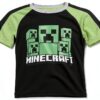 Minecraft Boys 3 Piece Set Shorts T Shirt Tank Top-2