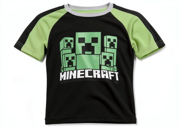 Minecraft Boys 3 Piece Set Shorts T Shirt Tank Top-2