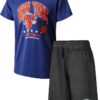 Ultra Game NBA Boys Team Color Polycotton T-shirt Shorts Set-0