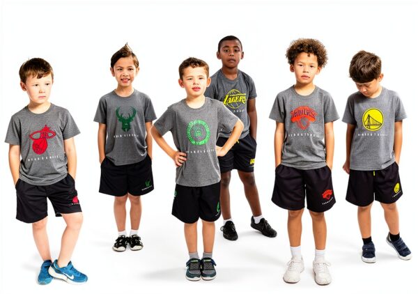 Ultra Game NBA Boys Short Set Cotton Polyester Blend-4
