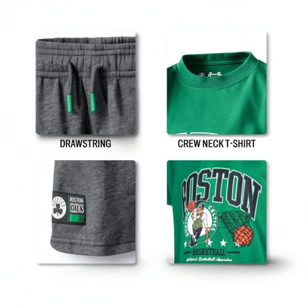 Ultra Game NBA Boys Team Color Polycotton T-shirt Shorts Set-3