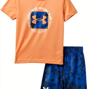 Under Armour Boys Shorts Quick Dry Fabric Active Play-0