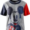 Disney Mickey Mouse Boys Short Set Graphic Tee Shorts-3