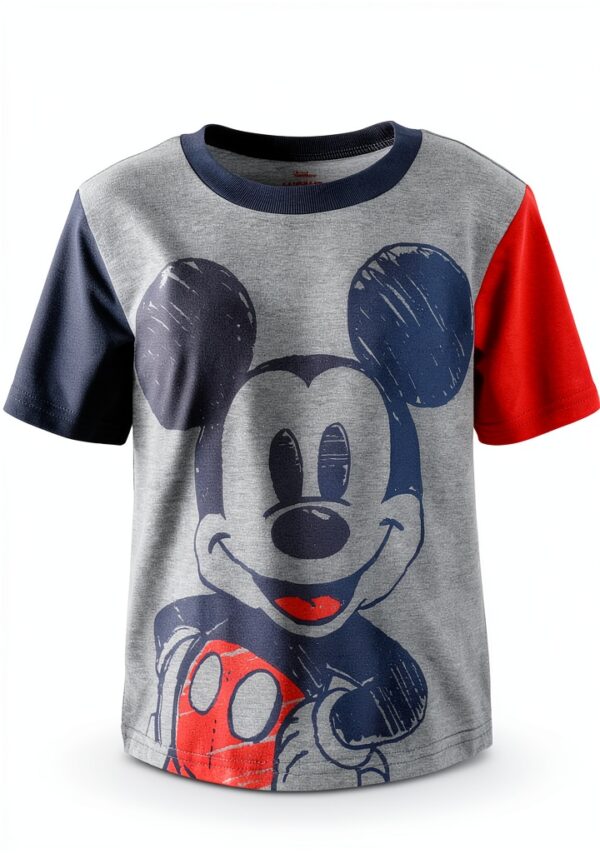 Disney Mickey Mouse Boys Short Set Graphic Tee Shorts-3