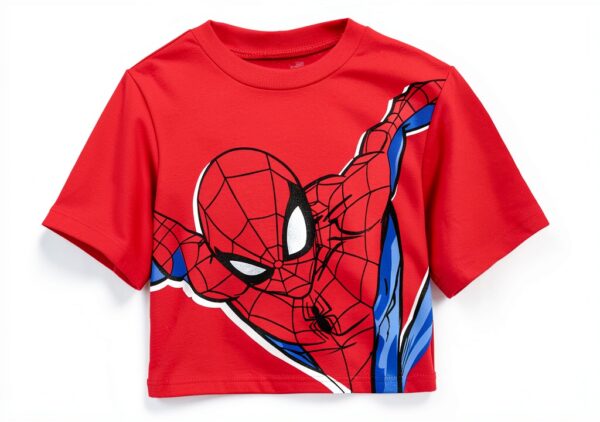 Marvel Spider-Man Boys Short Set Graphic Tee Shorts-4